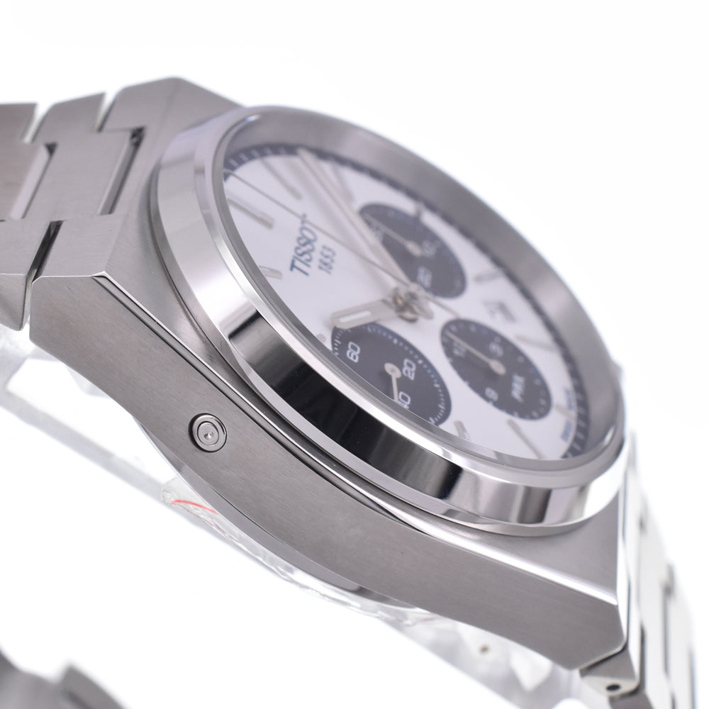 with paper TISSOT PRX T137.427.11.011.01 Chronograph Silver Dial Automatic Men's
 Watch J#147111