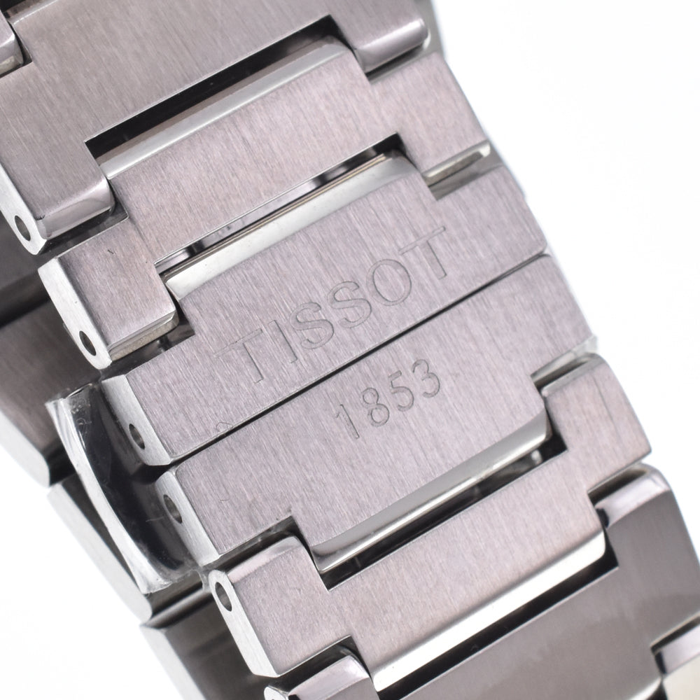with paper TISSOT PRX T137.427.11.011.01 Chronograph Silver Dial Automatic Men's
 Watch J#147111