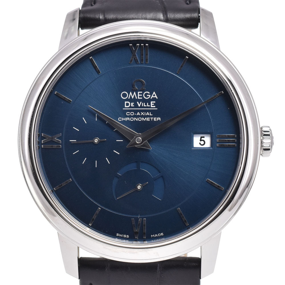 with paper OMEGA De Ville 424.13.40.21.03.001 Coaxial blue Dial Automatic Men's
 Watch C#147117
