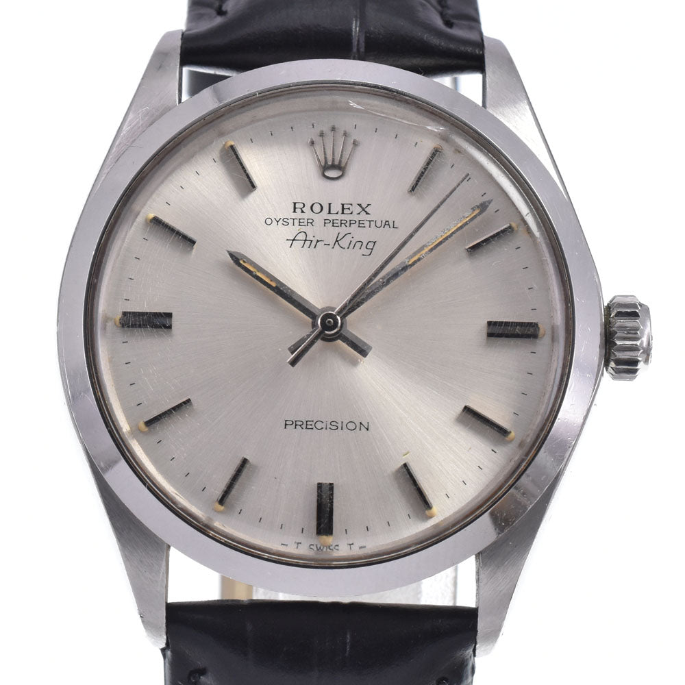 ROLEX Air King Oyster Perpetual 5500 vintage Cal.1520 Silver Dial Automatic Men's
 Watch J#148117