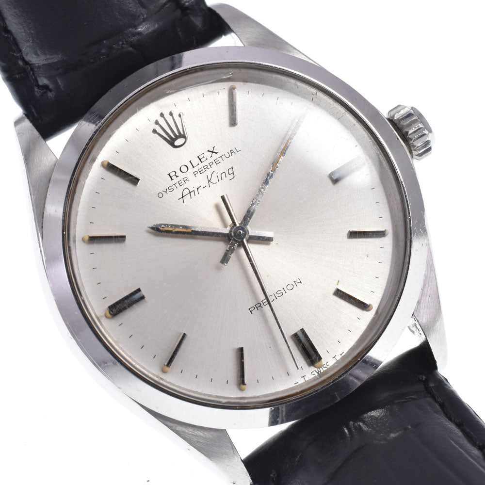 ROLEX Air King Oyster Perpetual 5500 vintage Cal.1520 Silver Dial Automatic Men's
 Watch J#148117