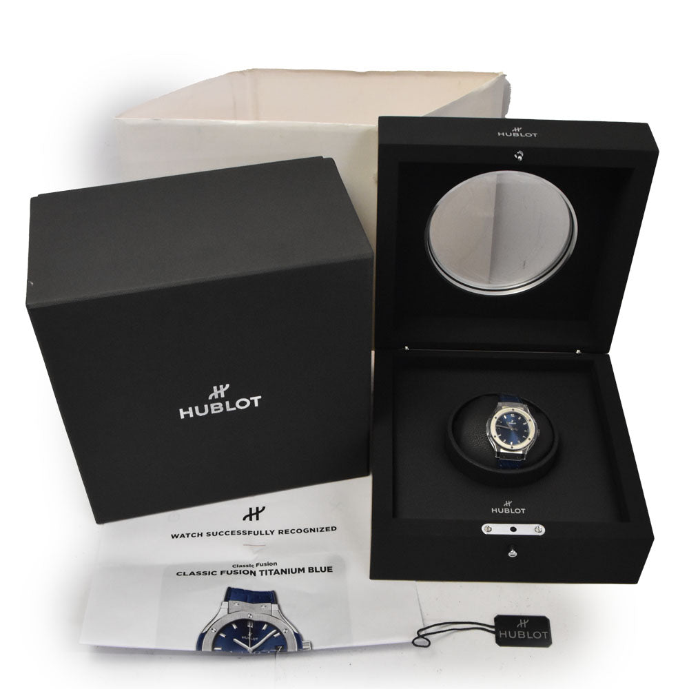 HUBLOT Classic fusion 581.NX.7170.LR blue Dial Quartz Ladies
 Watch B#147121