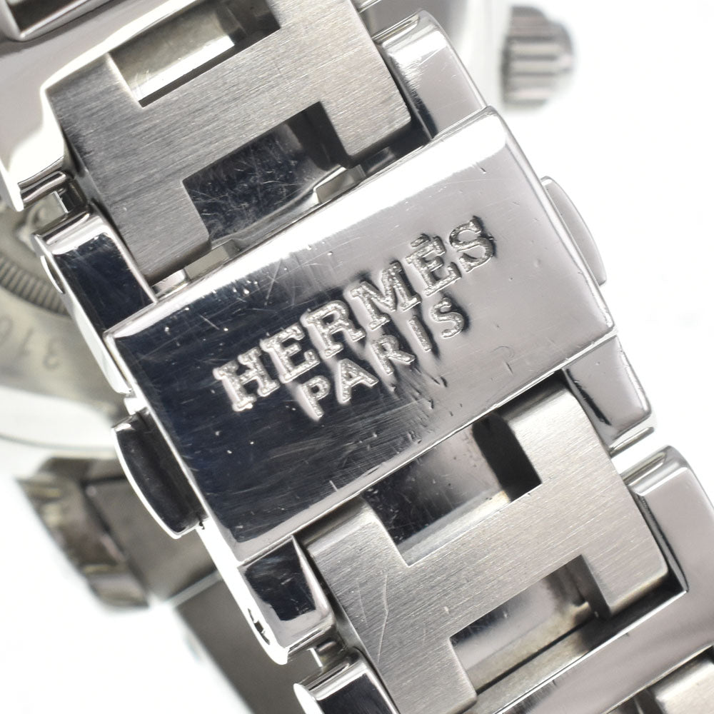 HERMES Clipper diver CL2.316 Chronograph Date Orange Dial Quartz Ladies
 Watch D#147122