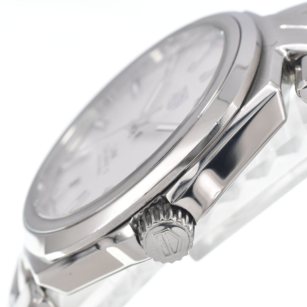 with paper TAG HEUER Link caliber 5 WBC2111.BA0603 see-through back white Dial Automatic Men's
 Watch D#147124