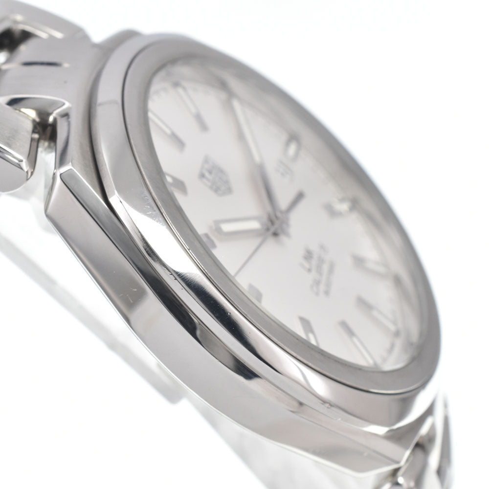 with paper TAG HEUER Link caliber 5 WBC2111.BA0603 see-through back white Dial Automatic Men's
 Watch D#147124