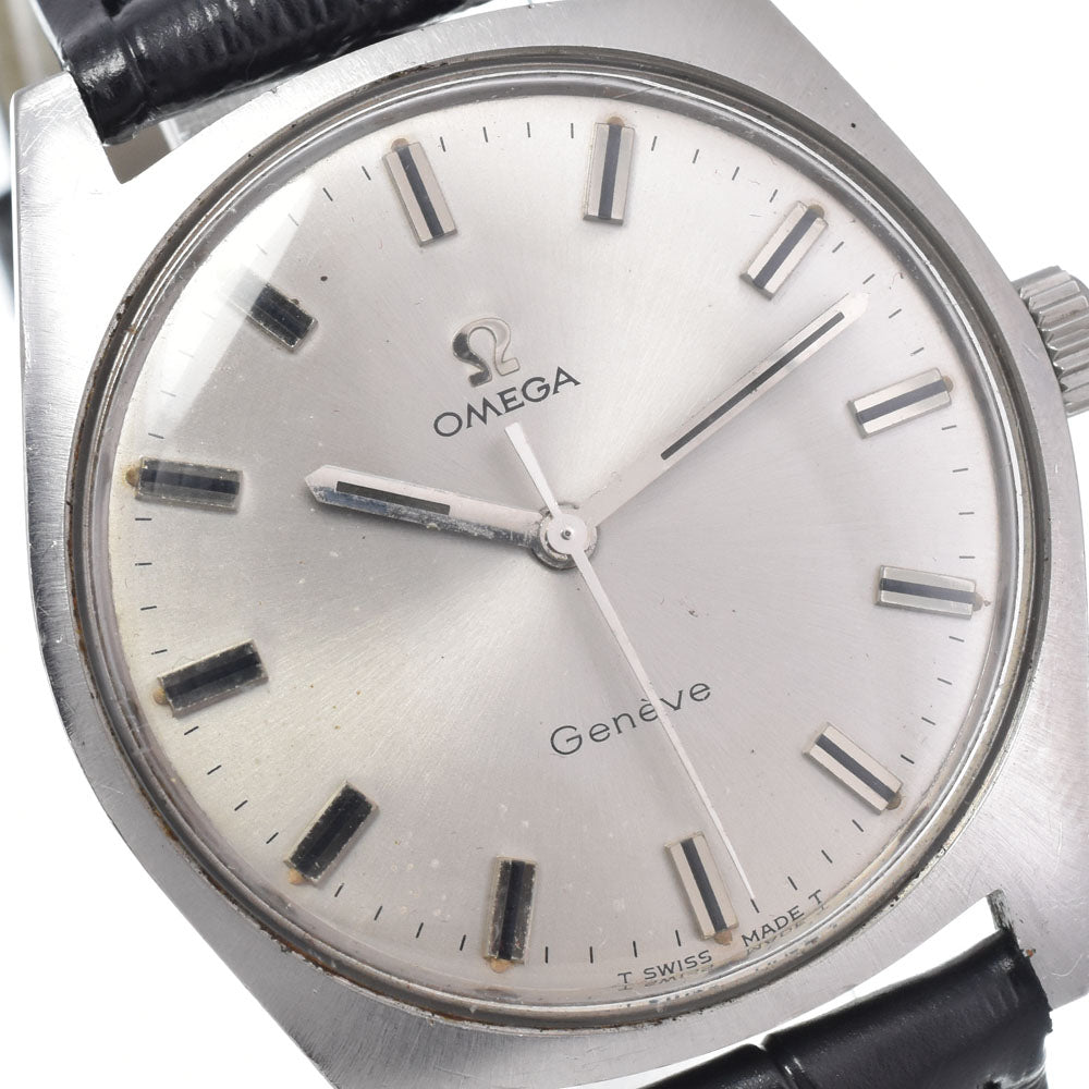 OMEGA Geneva 135.041 vintage Cal.601 Silver Dial Hand Winding Men's
 Watch H#147126