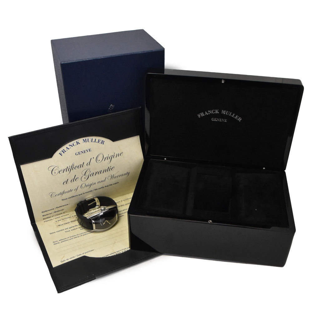 with paper FRANCK MULLER Grand Curvex Piano CX33SCATFOPIANOAC black Dial Automatic Men's
 Watch B#147127