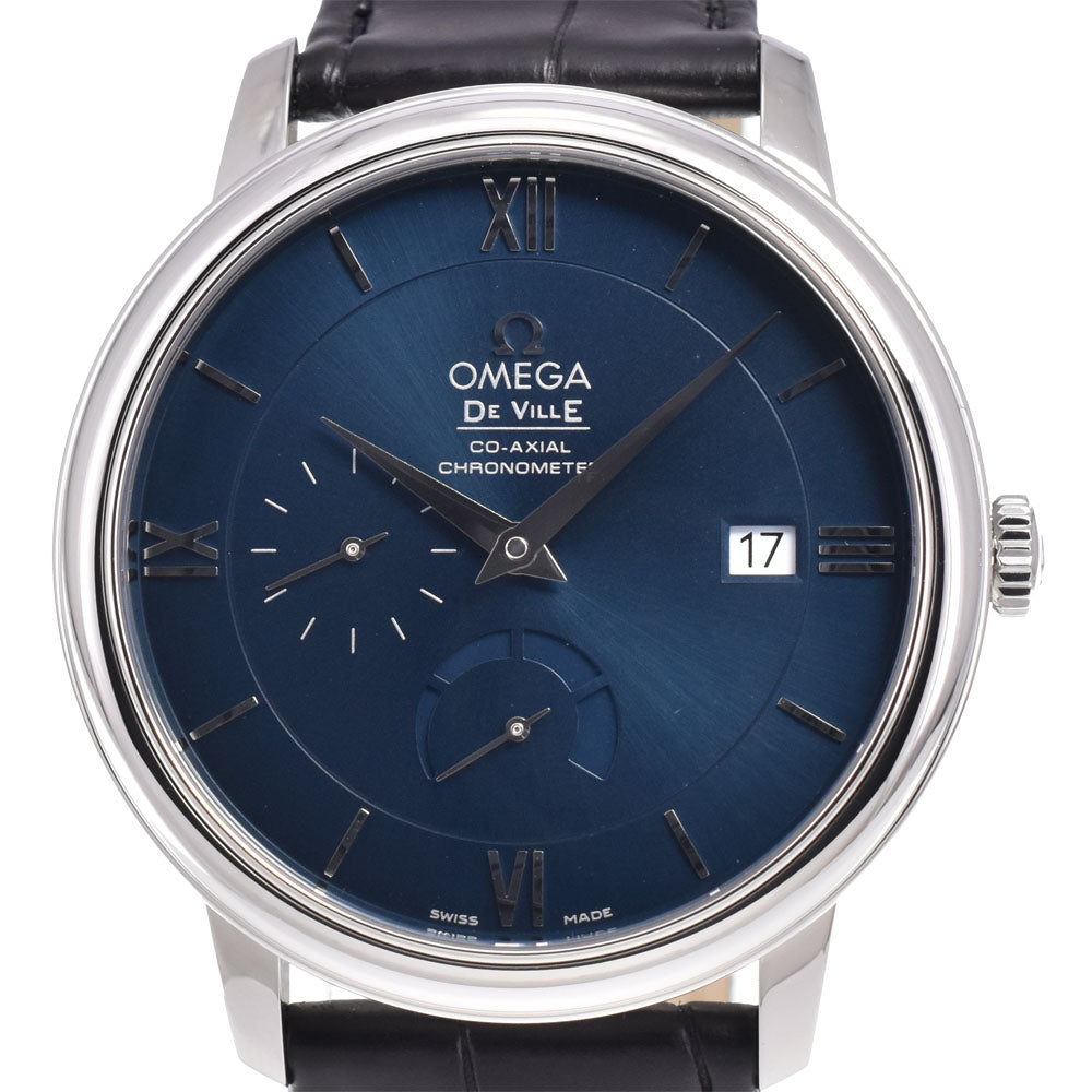with paper OMEGA De Ville 424.13.40.21.03.001 Coaxial blue Dial Automatic Men's
 Watch C#147134
