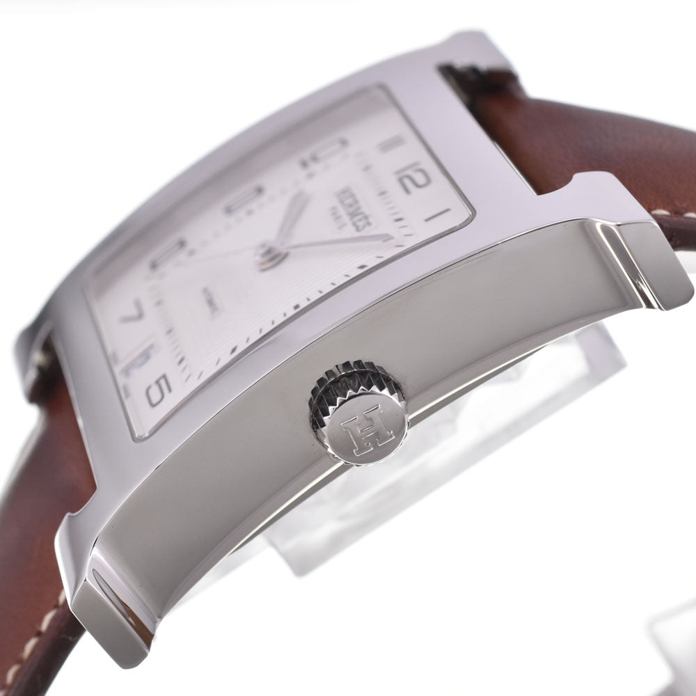 HERMES H Watch TGM HH2.810 Date Silver Dial Automatic Men's
 Watch G#147136