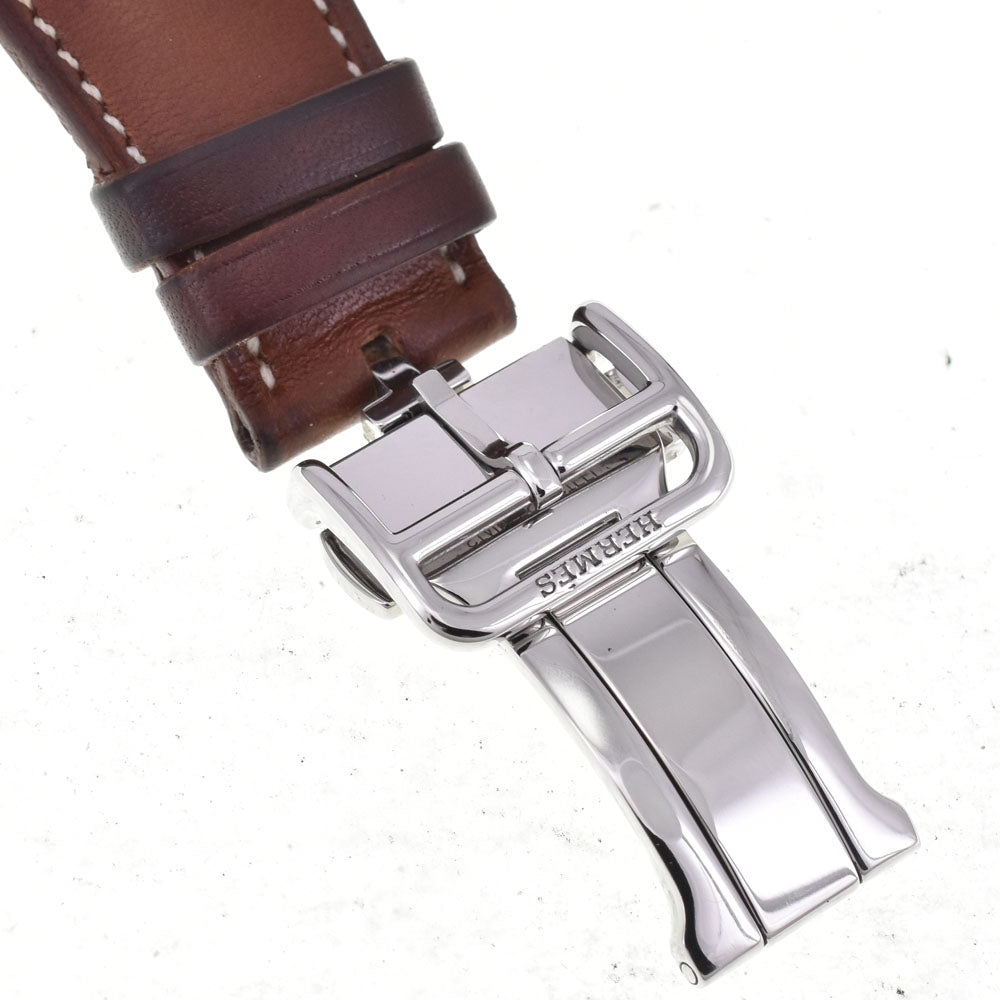 HERMES H Watch TGM HH2.810 Date Silver Dial Automatic Men's
 Watch G#147136