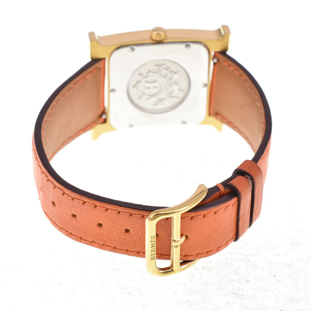 HERMES H watch HH1.801 white Dial Quartz Ladies
 Watch E#147137