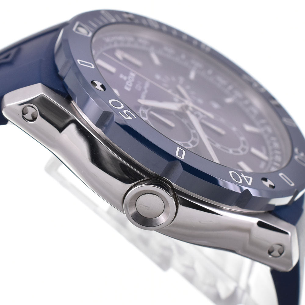with paper EDOX Chrono Offshore 1 10221-3BU3-BMO Chronograph Date Blue shell Dial Quartz Men's
 Watch C#147141