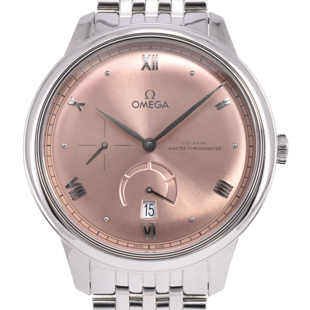 with paper OMEGA De Ville Prestige 434.10.41.21.10.001 Date Small second Pink Dial Automatic Men's
 Watch B#147145