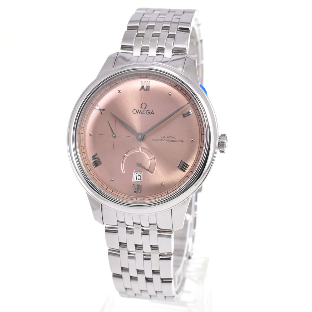 with paper OMEGA De Ville Prestige 434.10.41.21.10.001 Date Small second Pink Dial Automatic Men's
 Watch B#147145