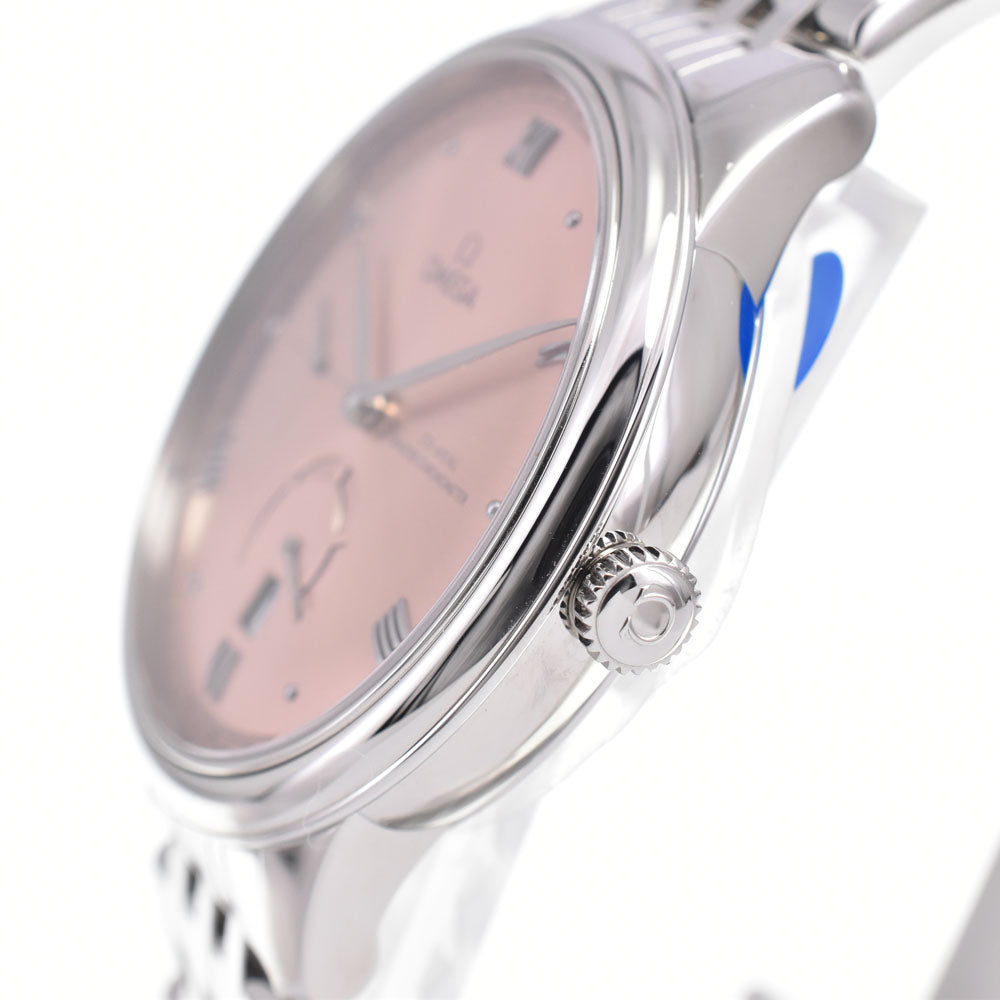 with paper OMEGA De Ville Prestige 434.10.41.21.10.001 Date Small second Pink Dial Automatic Men's
 Watch B#147145