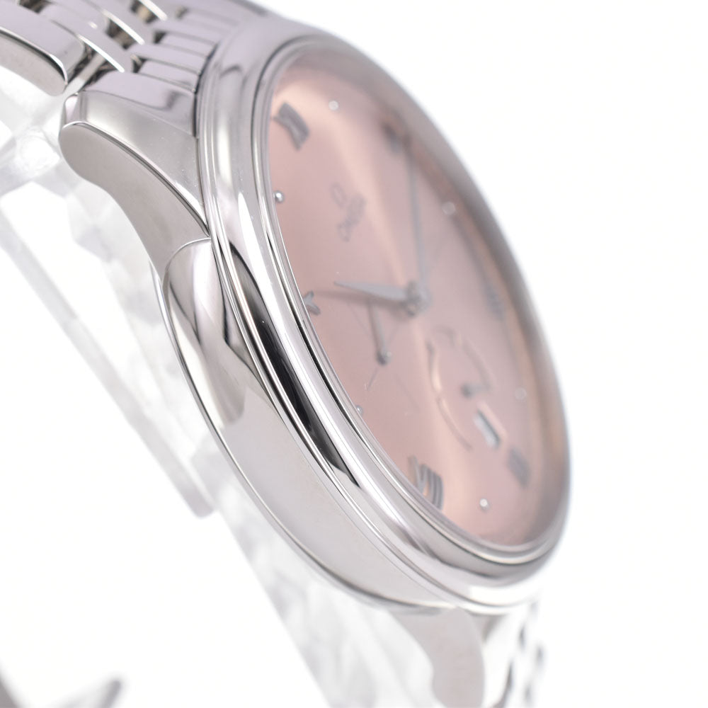 with paper OMEGA De Ville Prestige 434.10.41.21.10.001 Date Small second Pink Dial Automatic Men's
 Watch B#147145