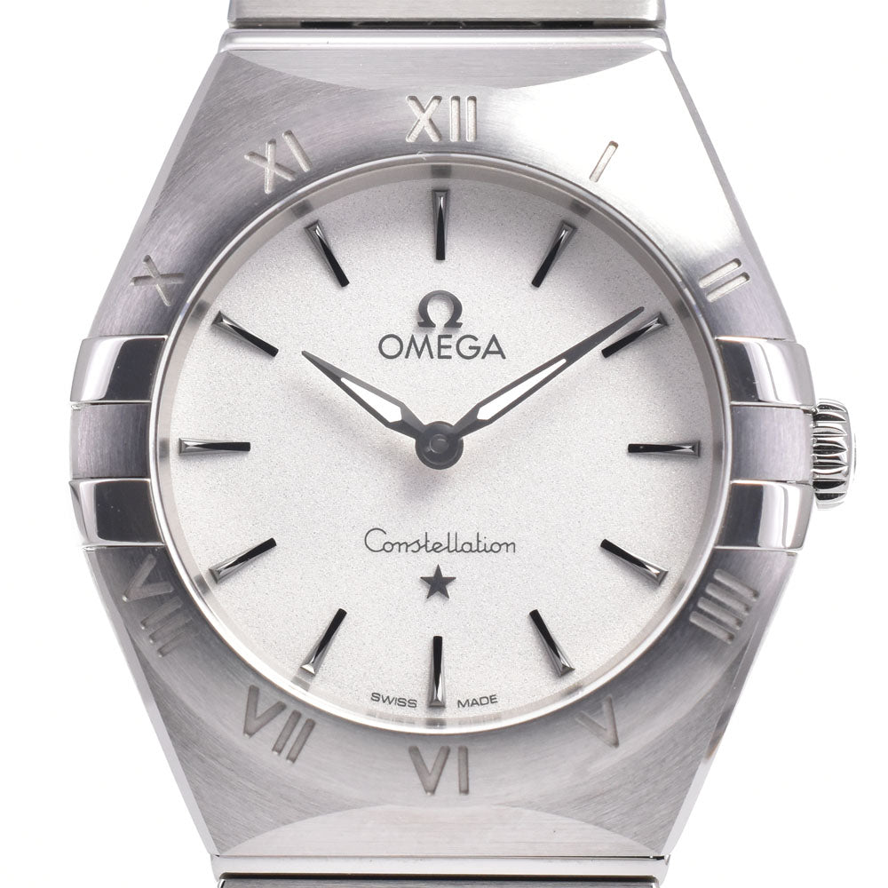 with paper OMEGA Constellation Manhattan 131.10.28.60.02.001 Silver Dial Quartz Ladies
 Watch C#147153