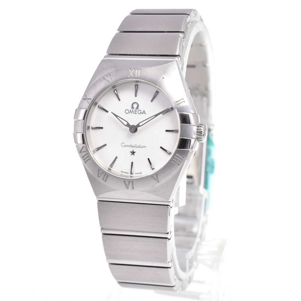 with paper OMEGA Constellation Manhattan 131.10.28.60.02.001 Silver Dial Quartz Ladies
 Watch C#147153
