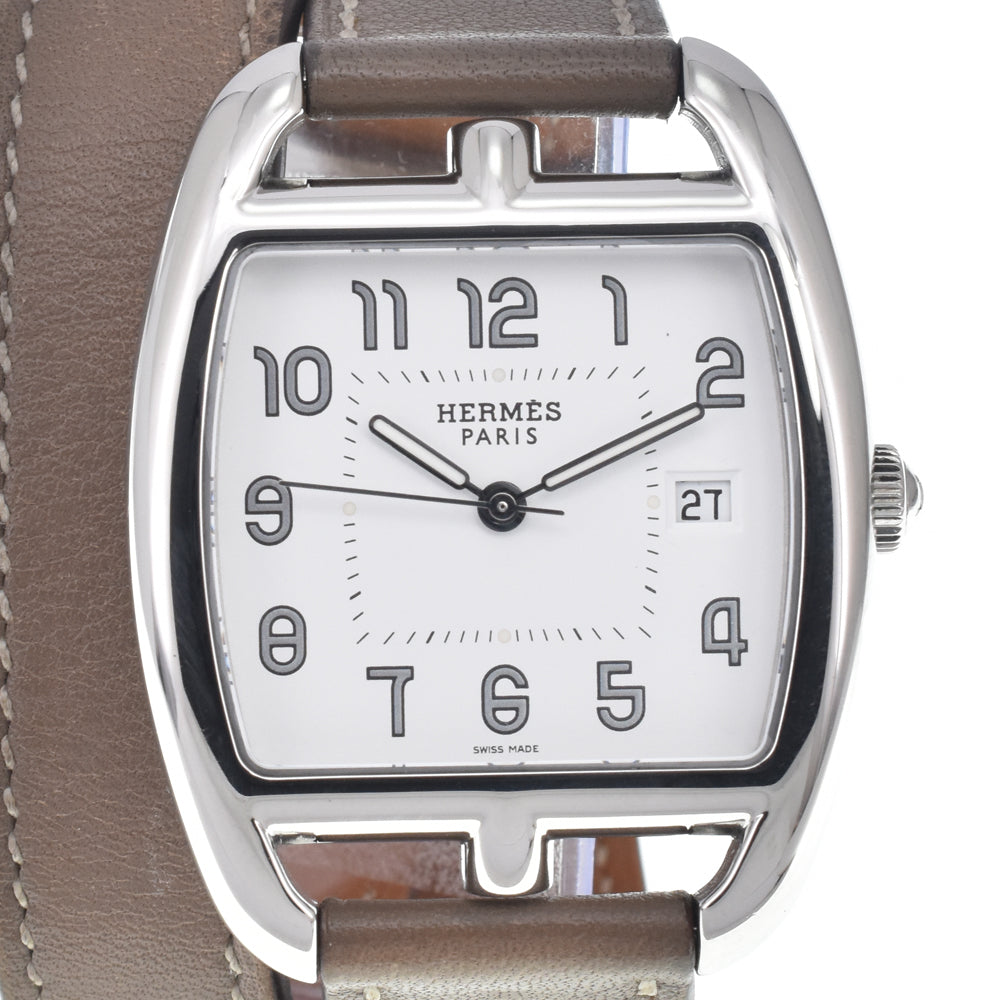 HERMES Cape Cod CT1.710 Date Double Tour white Dial Quartz Unisex
 Watch E#147154