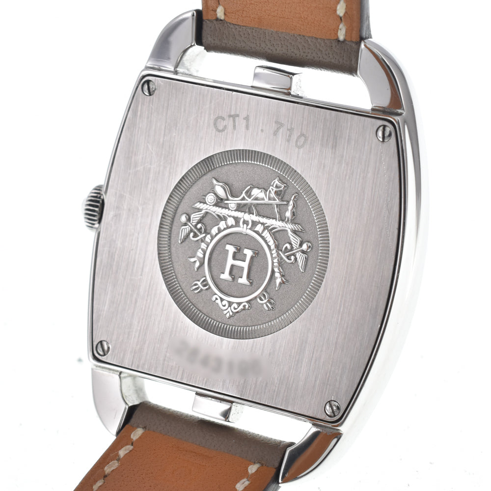 HERMES Cape Cod CT1.710 Date Double Tour white Dial Quartz Unisex
 Watch E#147154