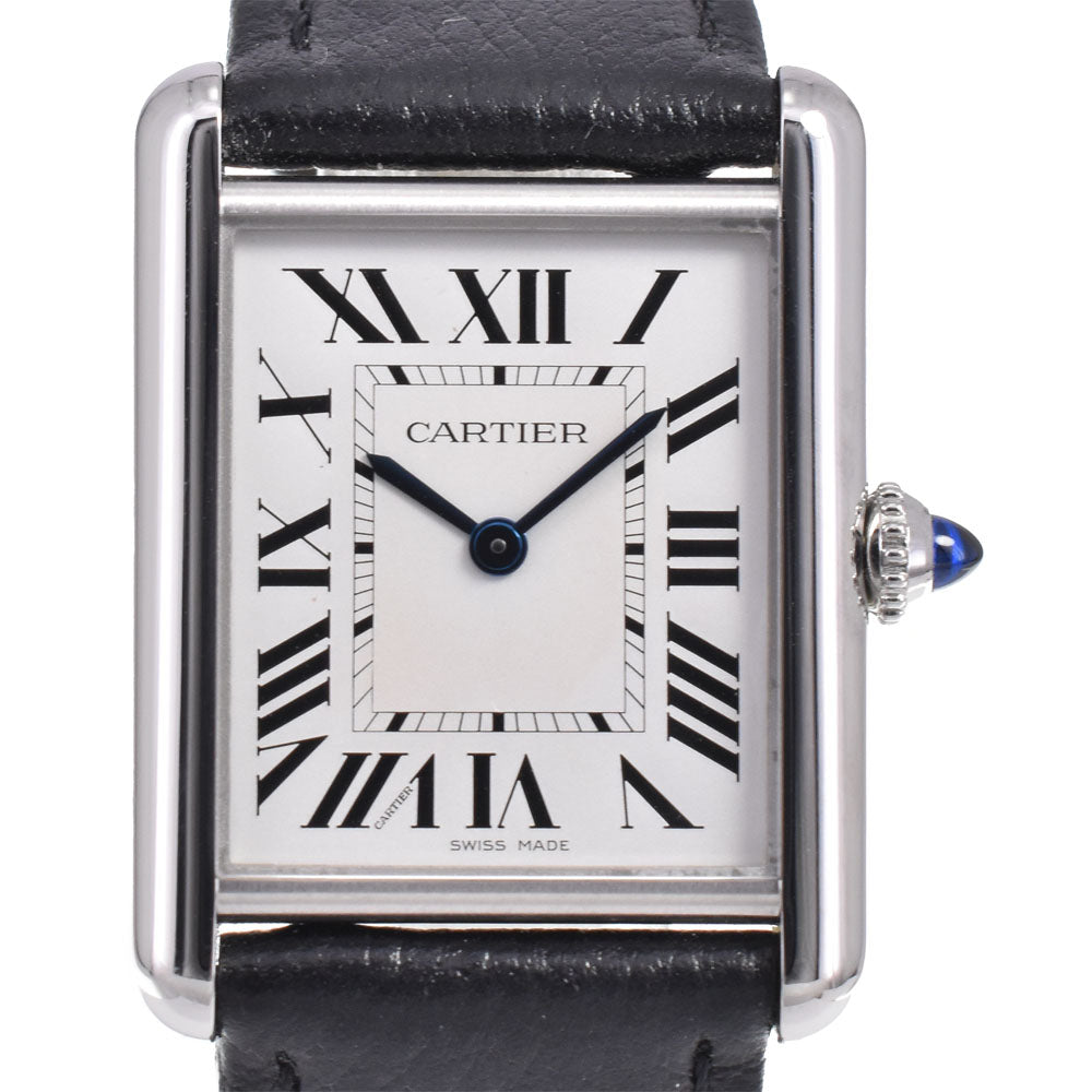 with paper CARTIER Must tank LM WSTA0059 Silver Dial Solar Unisex
 Watch B#147155