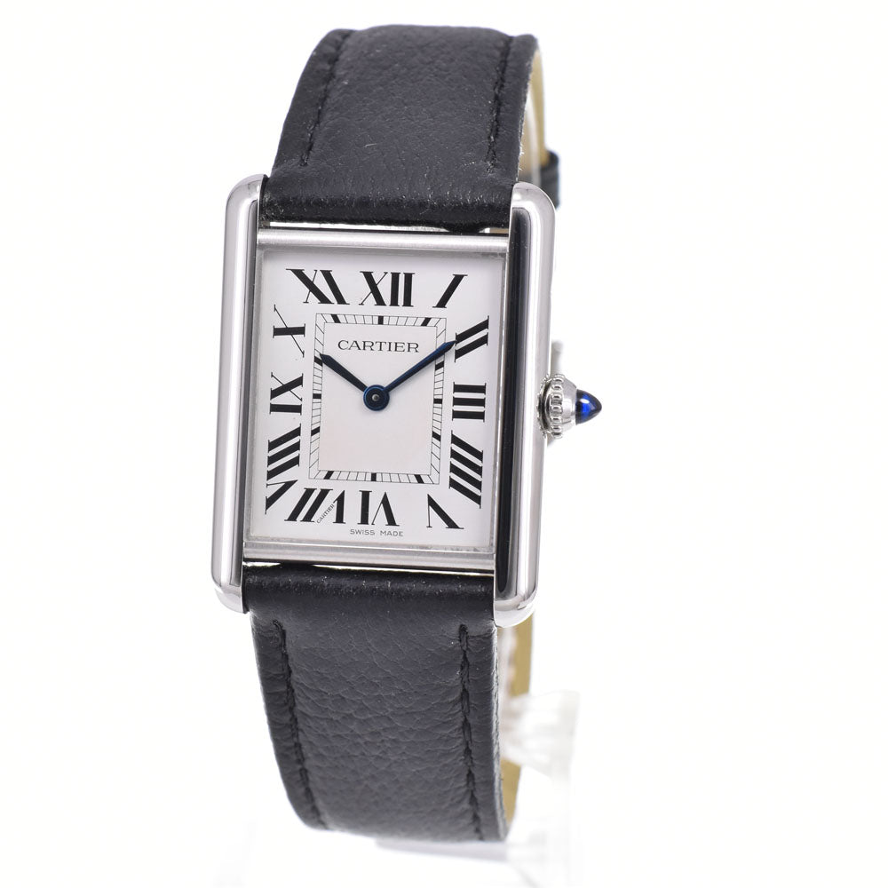 with paper CARTIER Must tank LM WSTA0059 Silver Dial Solar Unisex
 Watch B#147155