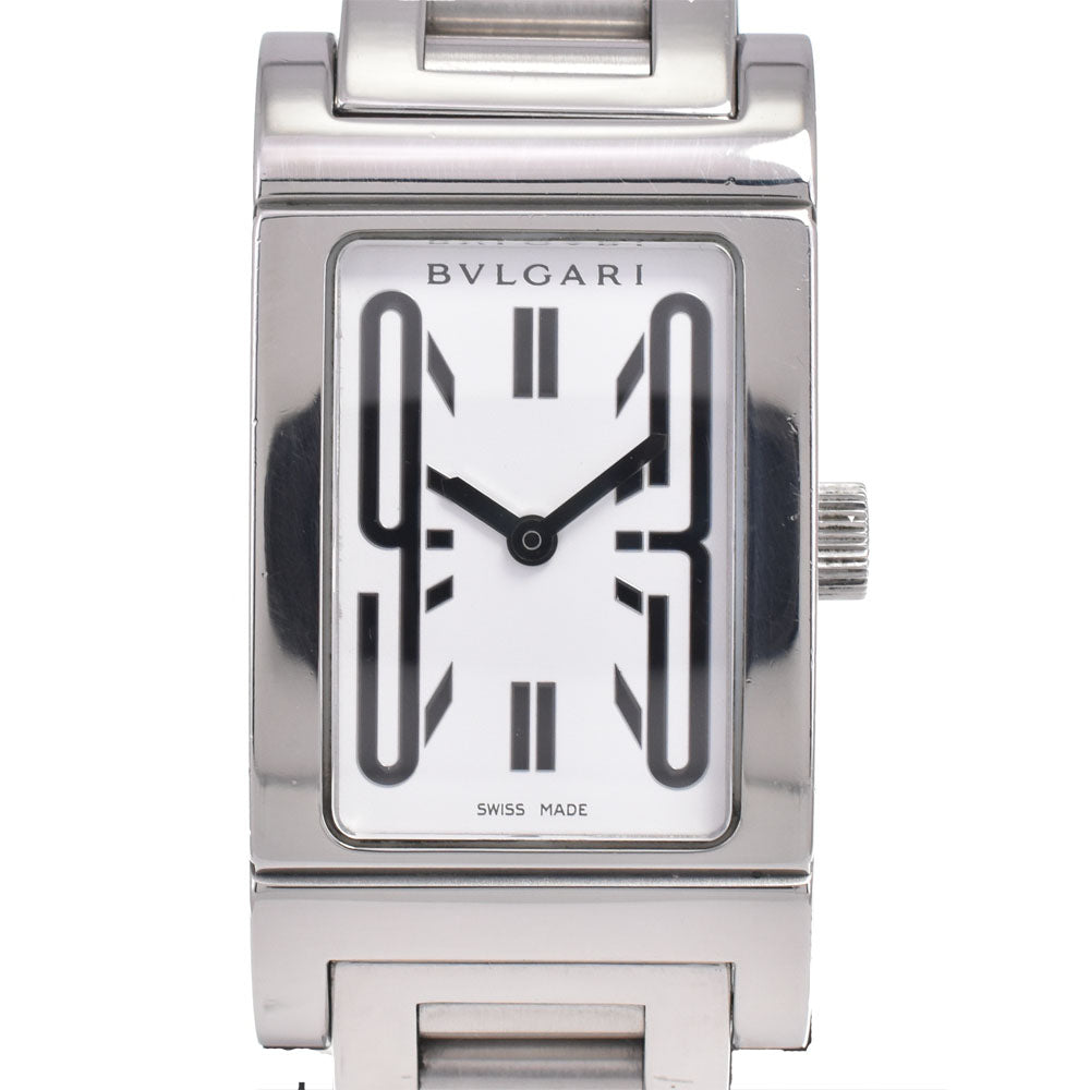 BVLGARI Rettangoro RT39S/RT39WSS white Dial Quartz Ladies
 Watch G#147167