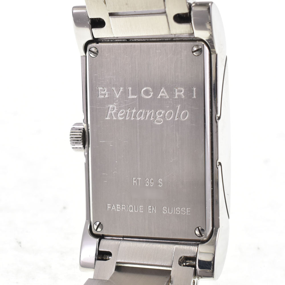 BVLGARI Rettangoro RT39S/RT39WSS white Dial Quartz Ladies
 Watch G#147167