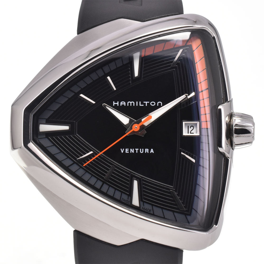 HAMILTON Ventura H245510 Date black Dial Quartz Men's
 Watch I#147173