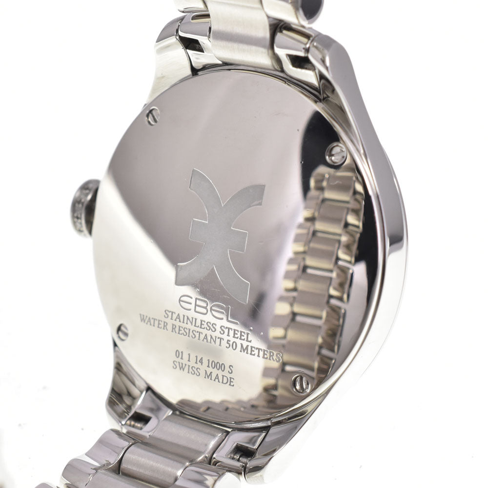 EBEL Ondo EB-1-14-1000S-1000-1/3/8 8P diamond Silver Dial Quartz Ladies
 Watch C#147175