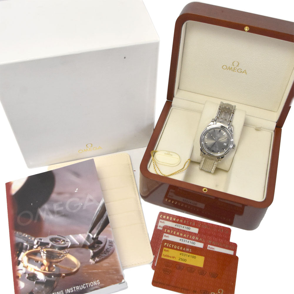 with paper OMEGA De Ville 4531.41 Date gray Dial Automatic Men's
 Watch G#147179