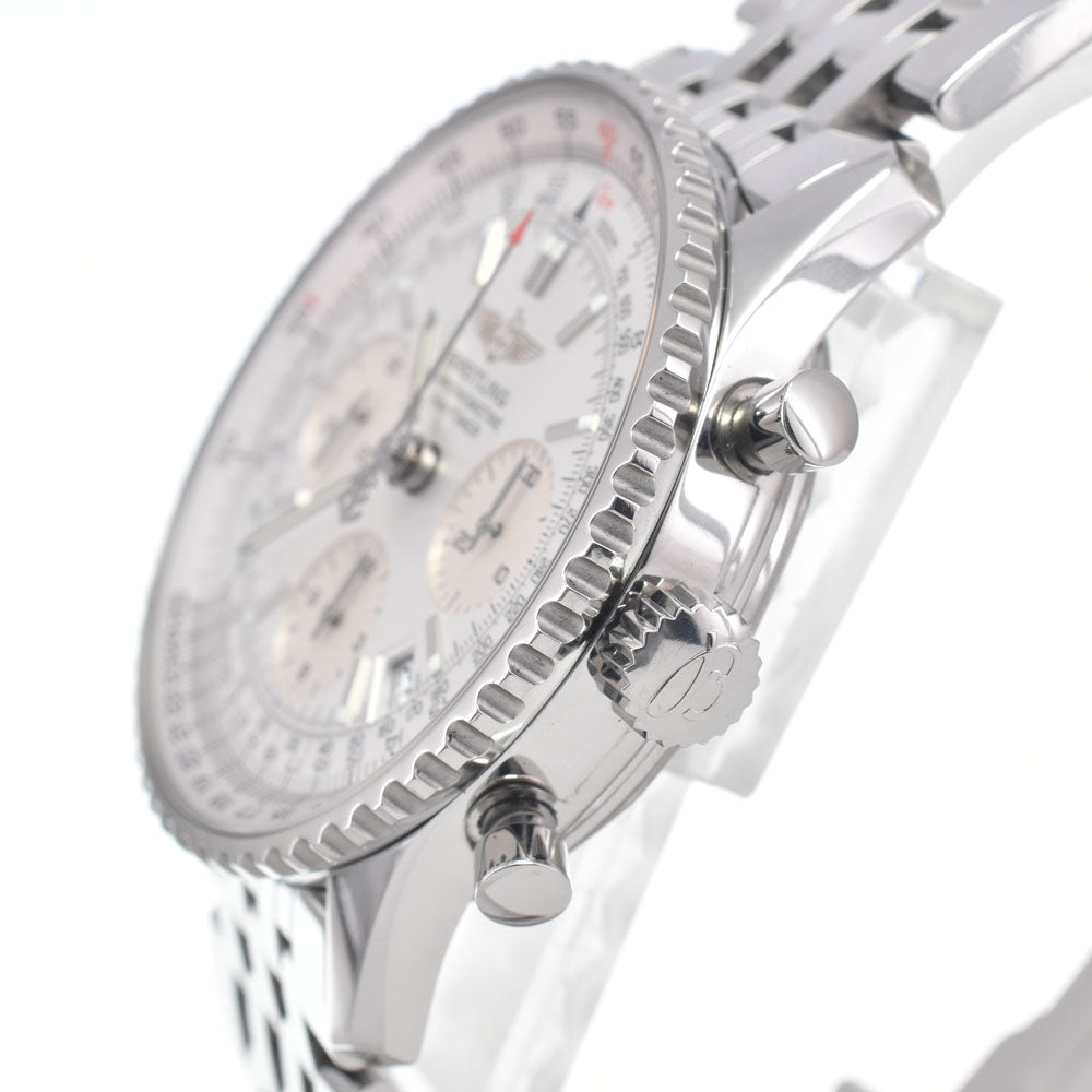 with paper BREITLING Navi timer A23322 Chronograph Silver Dial Automatic Men's
 Watch H#147181