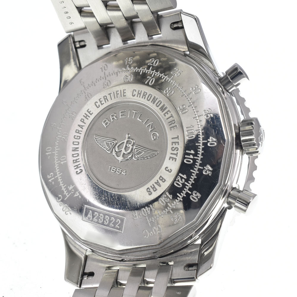 with paper BREITLING Navi timer A23322 Chronograph Silver Dial Automatic Men's
 Watch H#147181