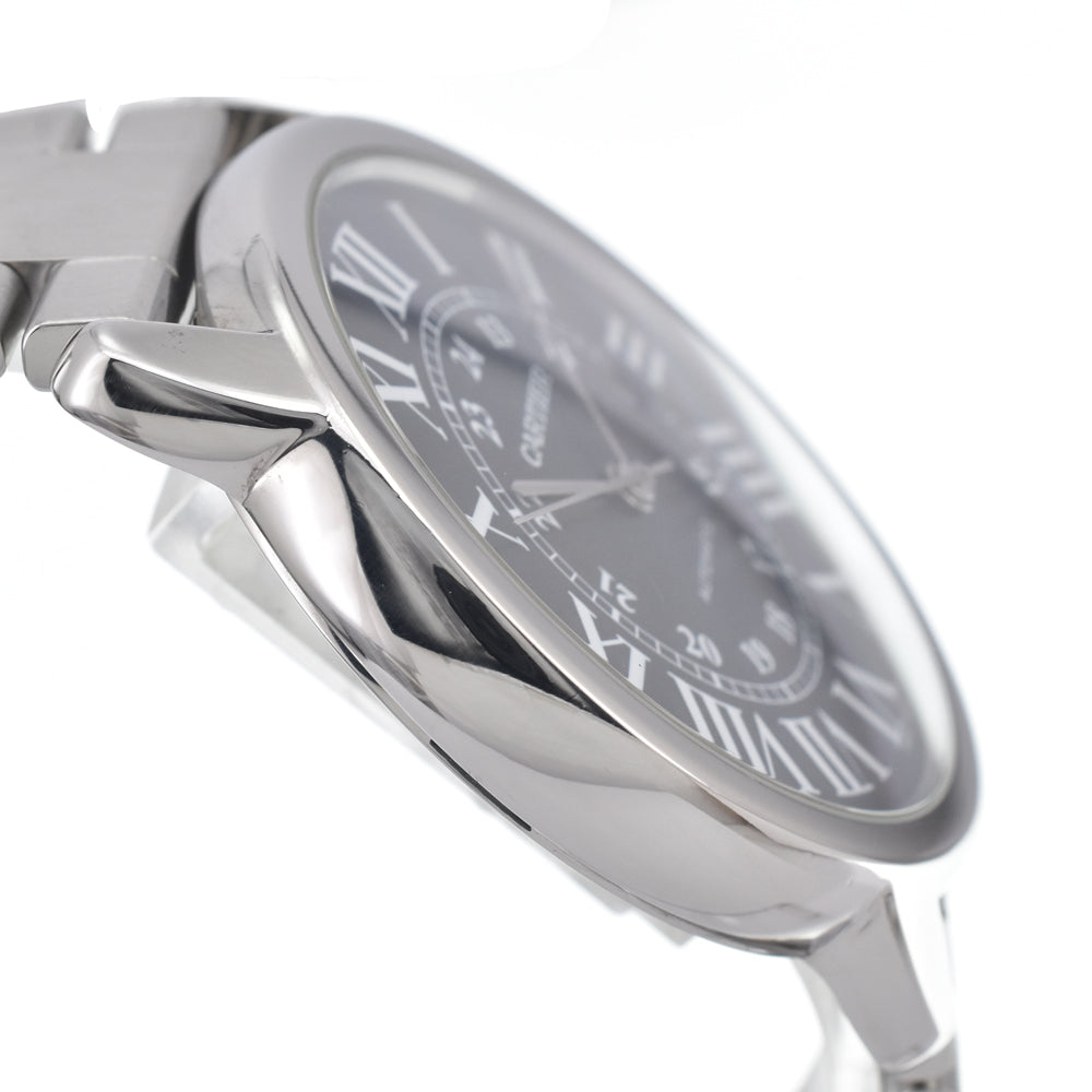 with paper CARTIER Rondo Solo de Cartier WSRN0023 blue Dial Automatic Men's
 Watch E#147183