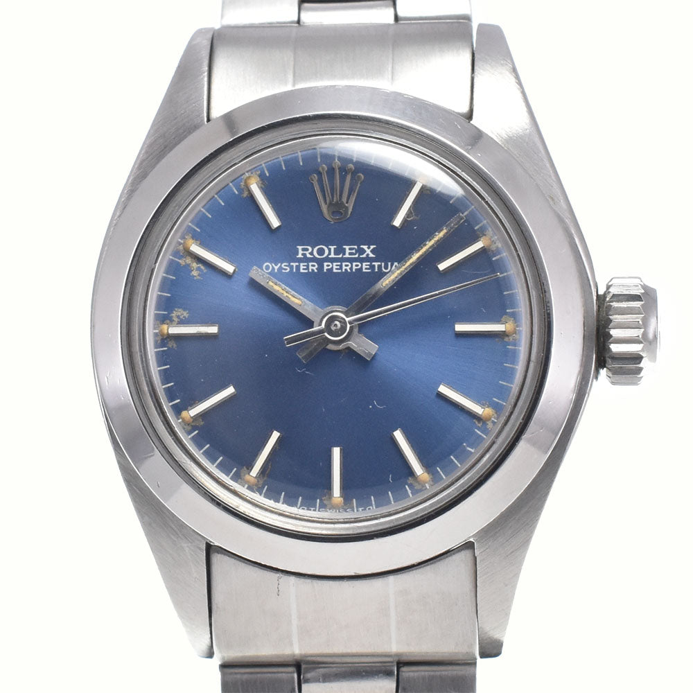 ROLEX Oyster perpetual 6718 Cal.2030 blue Dial Automatic Ladies
 Watch L#147185