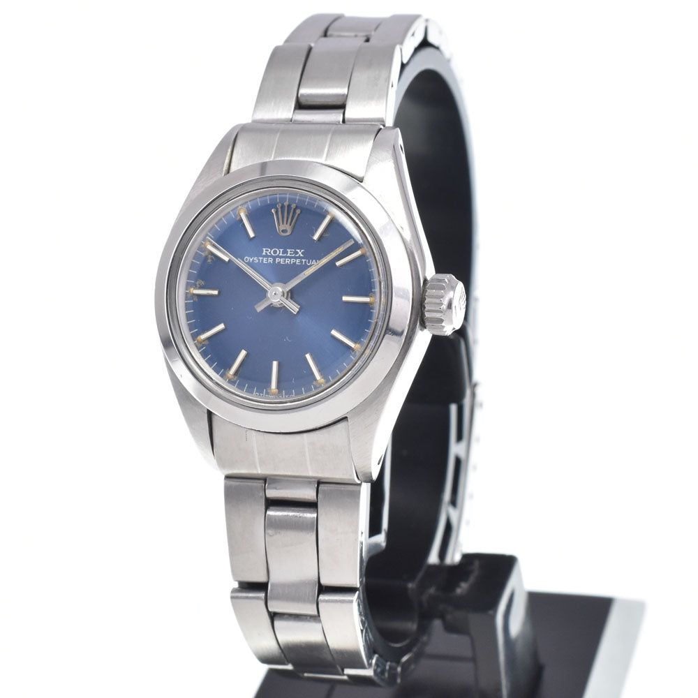 ROLEX Oyster perpetual 6718 Cal.2030 blue Dial Automatic Ladies
 Watch L#147185