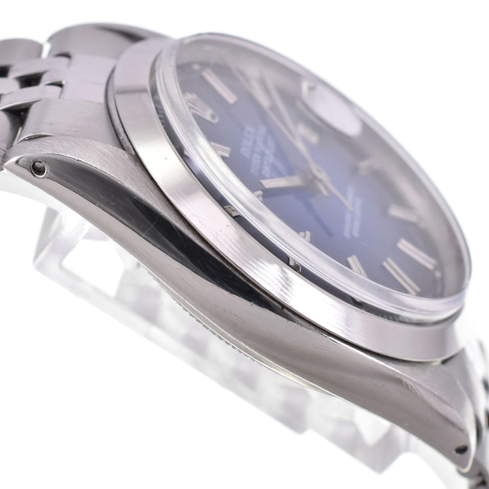 ROLEX Oyster Perpetual DATEJUST 1601 vintage Cal.1570 blue Dial Automatic Men's
 Watch G#147186