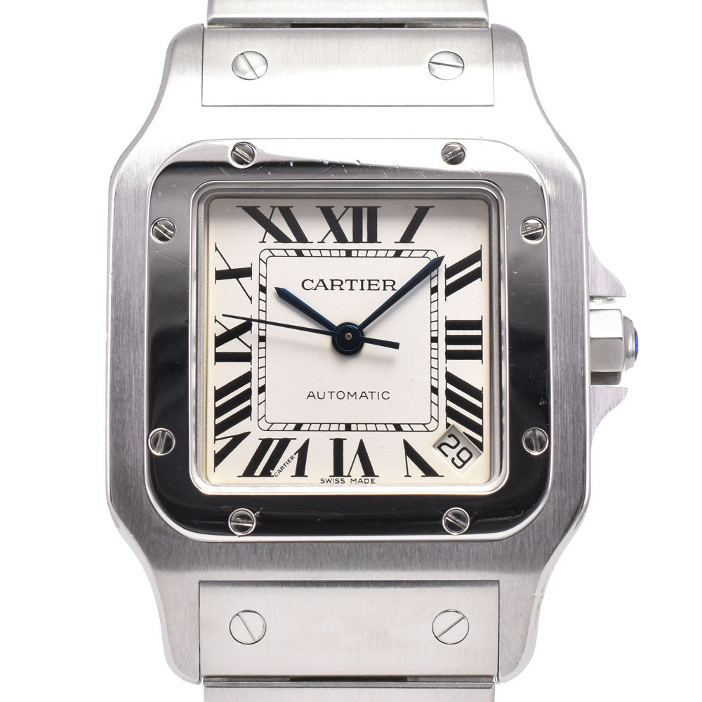 CARTIER Santos Galve XL W20098D6 Date Silver Dial Automatic Men's
 Watch G#147187