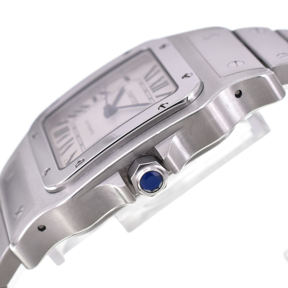 CARTIER Santos Galve XL W20098D6 Date Silver Dial Automatic Men's
 Watch G#147187