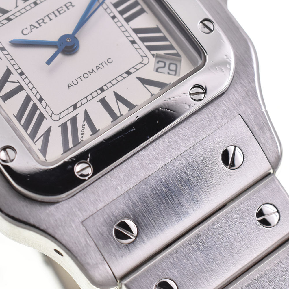 CARTIER Santos Galve XL W20098D6 Date Silver Dial Automatic Men's
 Watch G#147187