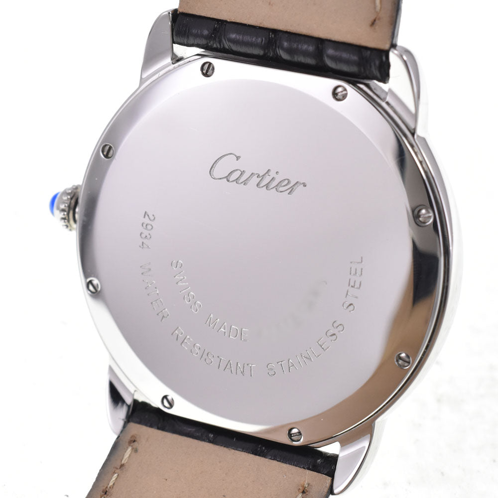 CARTIER Ronde SoloLM W6700255 Date Silver Dial Quartz Men's
 Watch G#147189