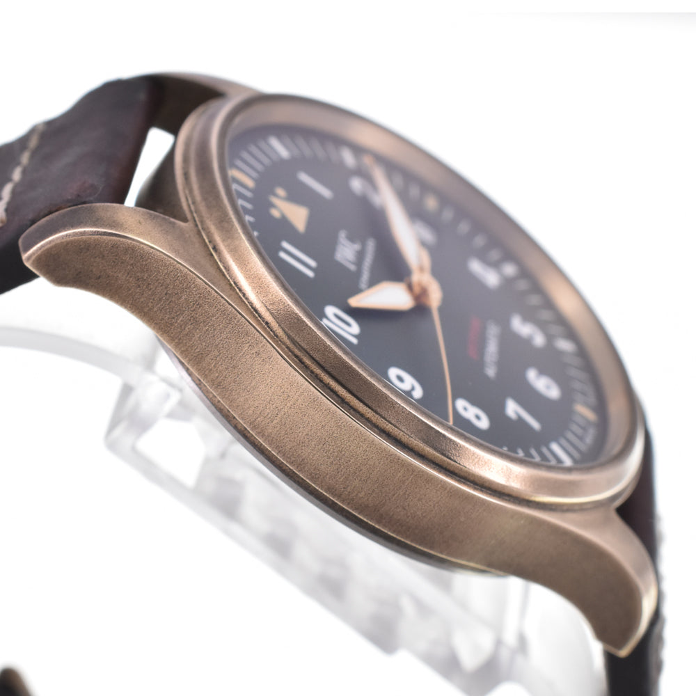 with paper IWC SCHAFFHAUSEN Pilot watch spitfire IW326806 green Dial Automatic Men's
 Watch D#147198