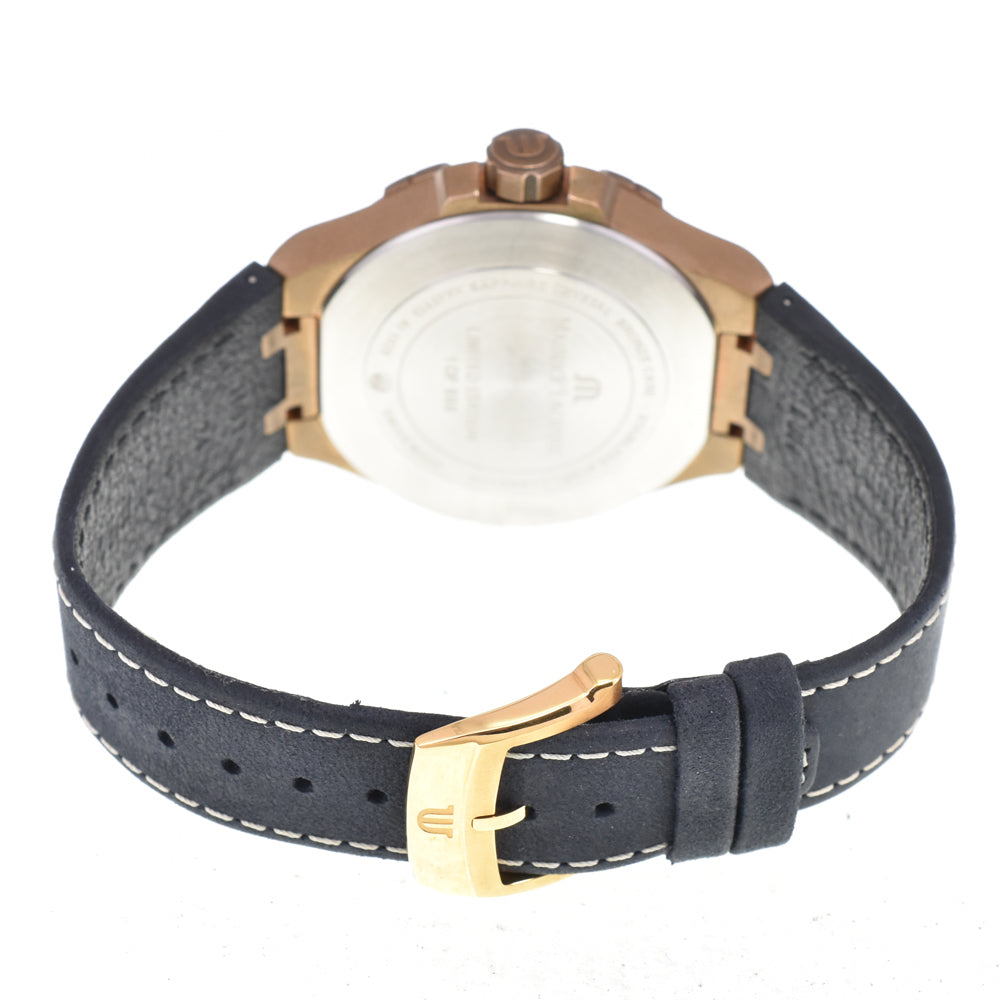 with paper MAURICE LACROIX Icon Bronze AI1028-BRZ01-420-1 500 worldwide limited blue Dial Quartz Men's
 Watch E#147206