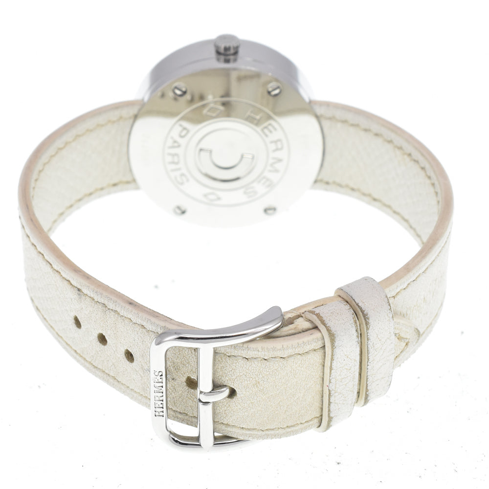 HERMES Pass pass PP1.410 White shell Dial Quartz Ladies
 Watch E#147211