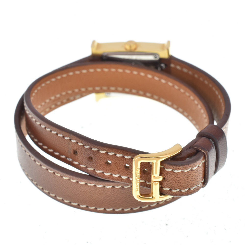 HERMES H watch HH1.101 Dubrutur white Dial Quartz Ladies
 Watch E#147212