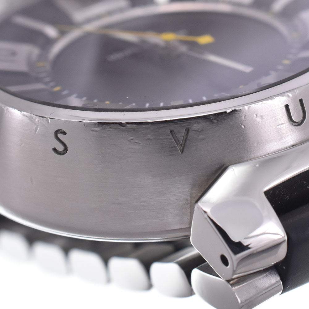 LOUIS VUITTON Tambour in black Q118F Analog&Digital black Dial Quartz Men's
 Watch L#147213