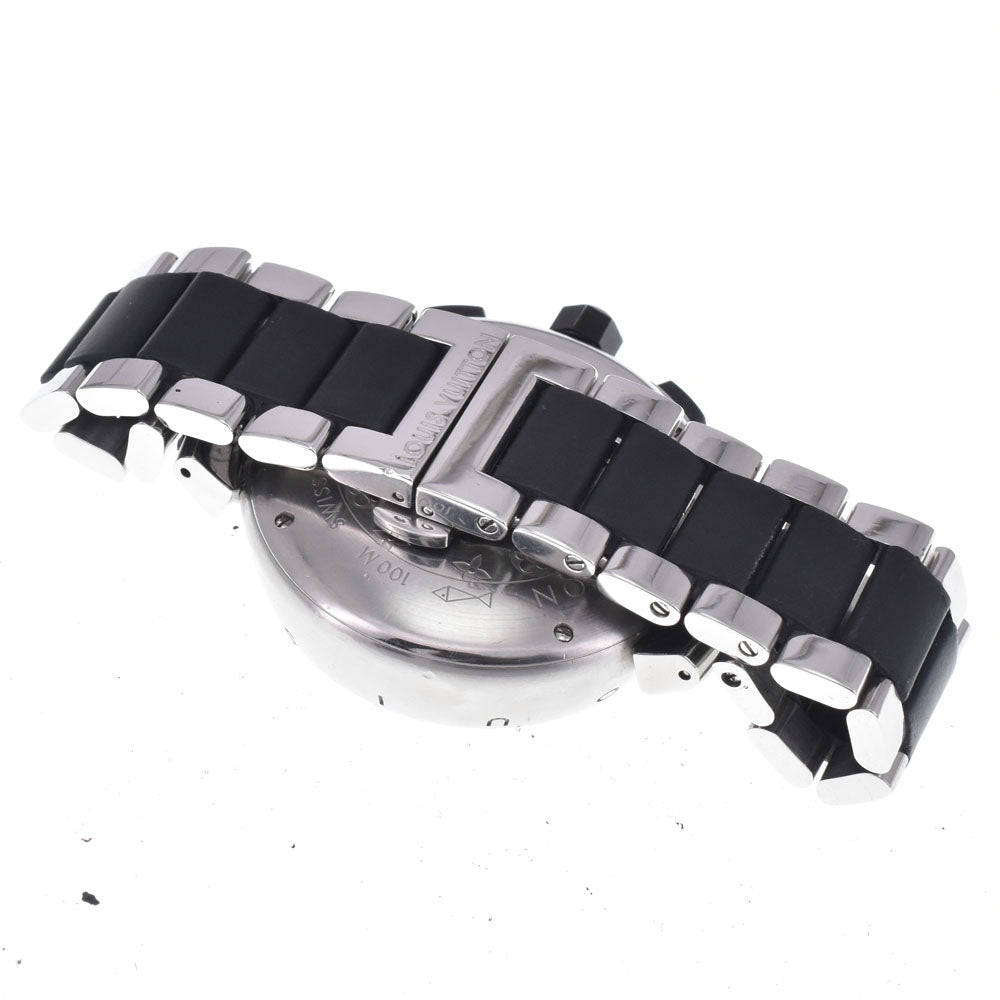 LOUIS VUITTON Tambour in black Q118F Analog&Digital black Dial Quartz Men's
 Watch L#147213