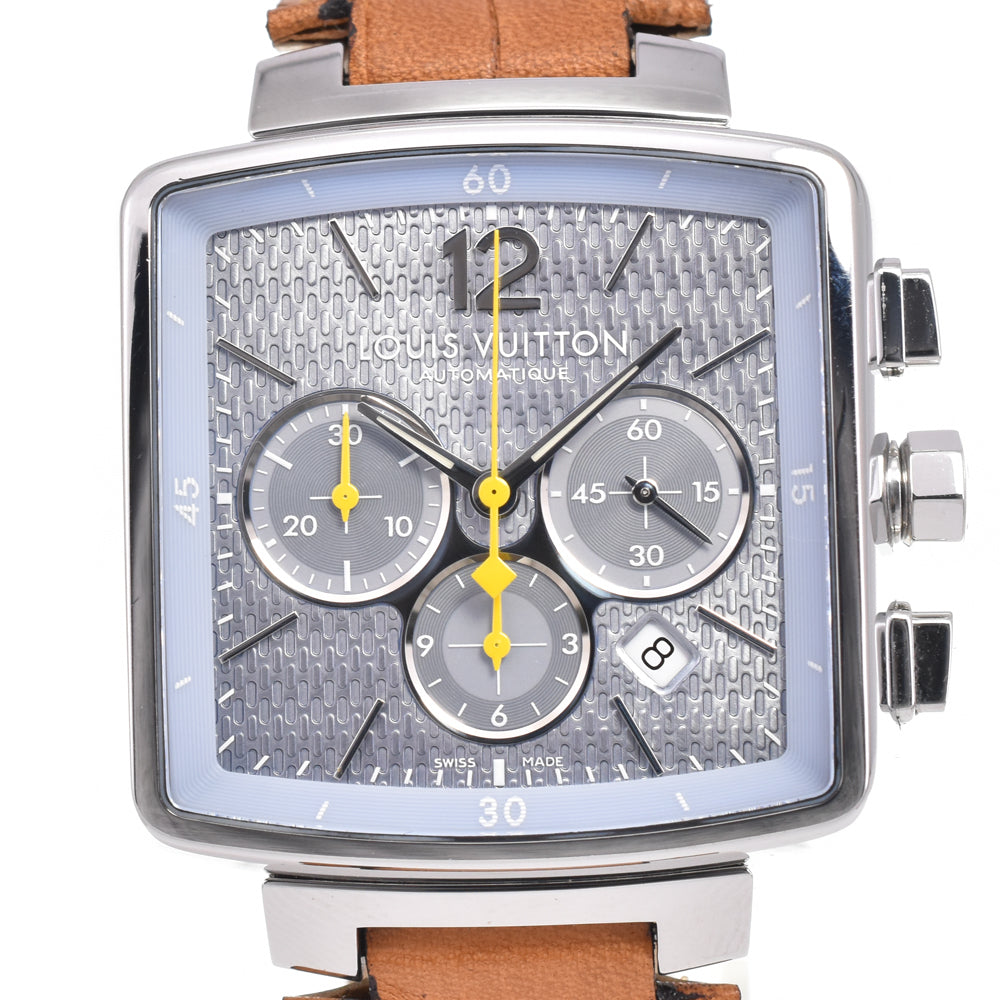 LOUIS VUITTON Speedy Q2121 Chronograph Date Ice blue Dial Automatic Men's
 Watch D#147214