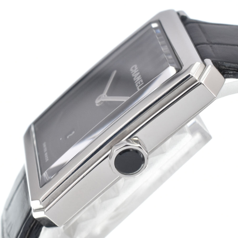 with paper CHANEL boy friend H4884 Date black Dial Quartz Ladies
 Watch E#147217