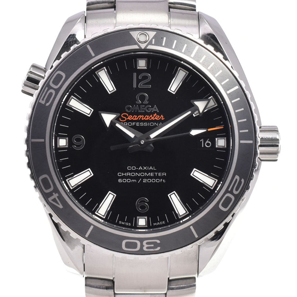 with paper OMEGA Seamaster Planet Ocean 232.30.42.21.01.001 Date black Dial Automatic Men's
 Watch E#147222